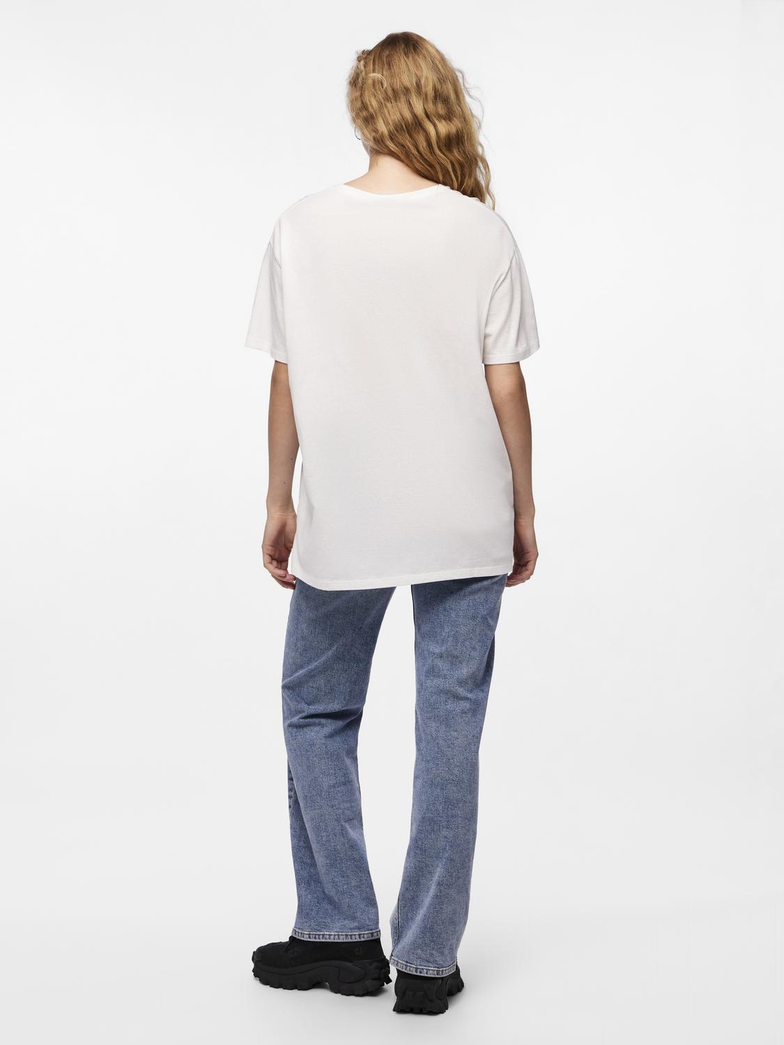 PCSARA T-Shirt - Bright White